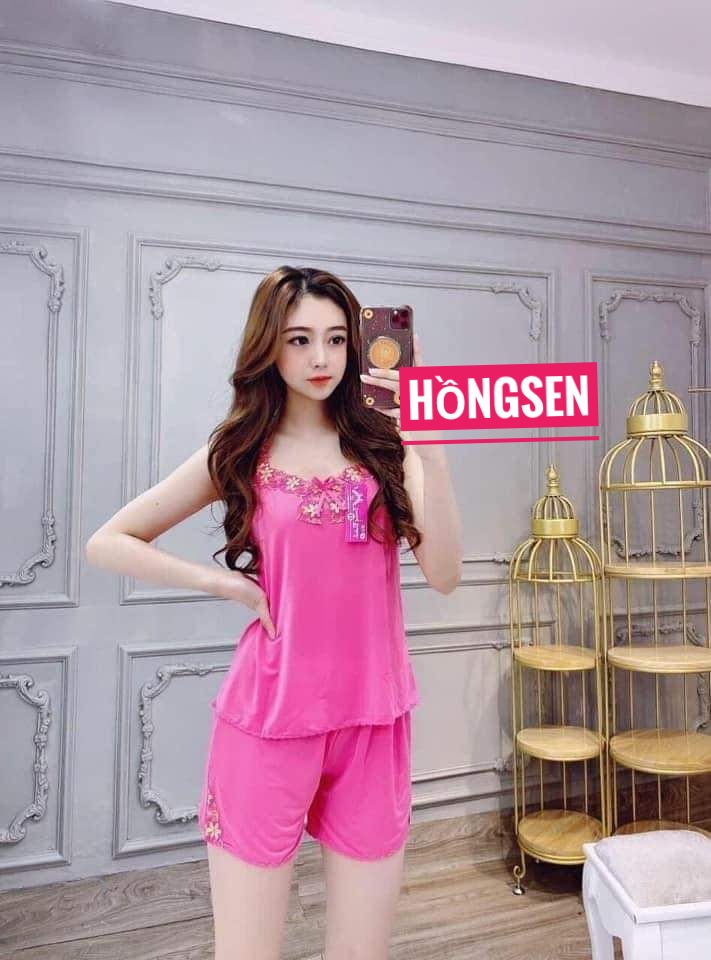 đồ bộ ngủ đùi bản thun lạnh