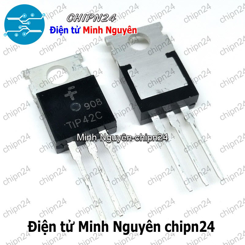 [3 con] (KT1) Transistor TIP42C TO-220 PNP 6A 100V (TIP42) - HH000660