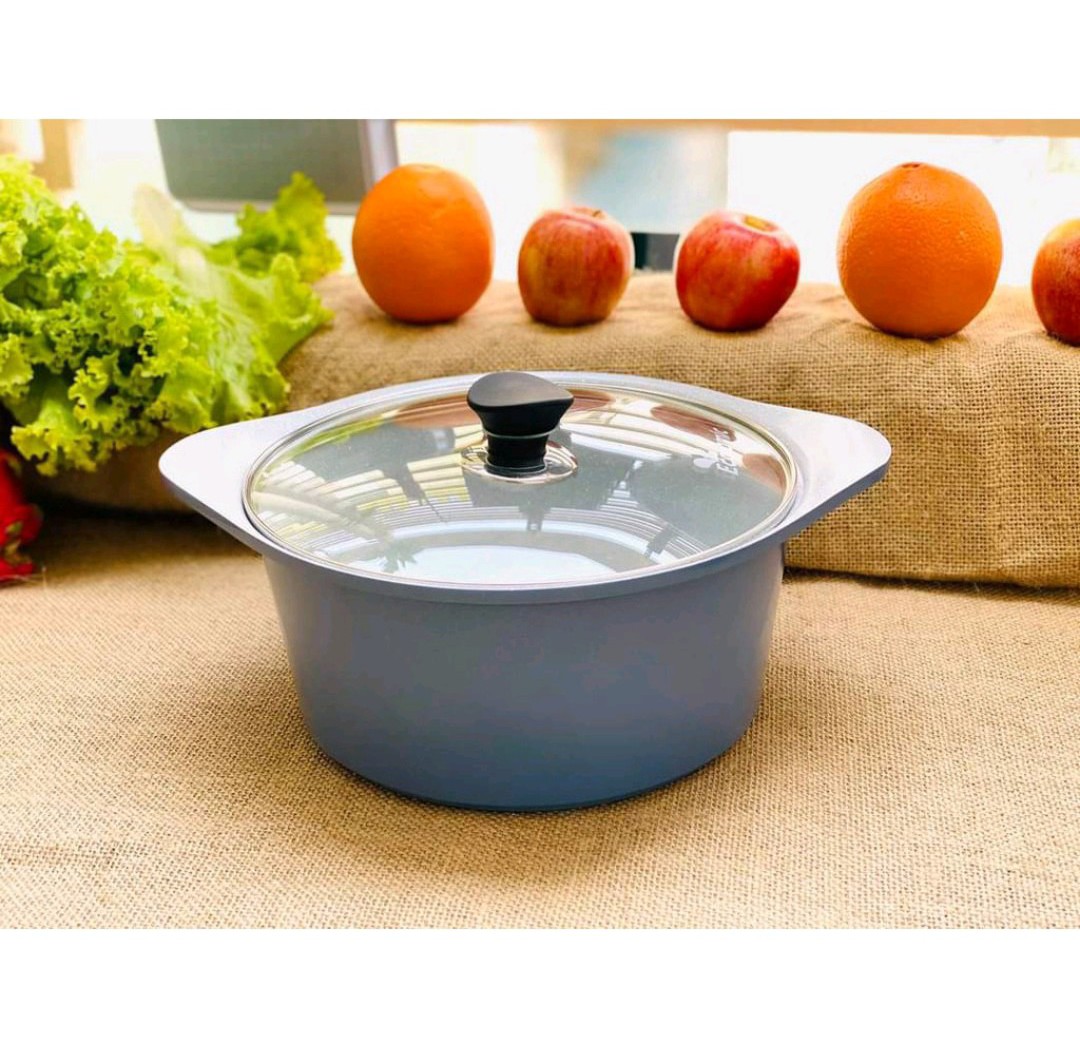 Nồi Đúc Vân Đá ECORAMIC HÀN QUỐC 16CM /HÀNG CHÍNH HÃNG