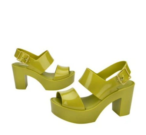 Giày cao gót Melissa Mule III AD - Xanh