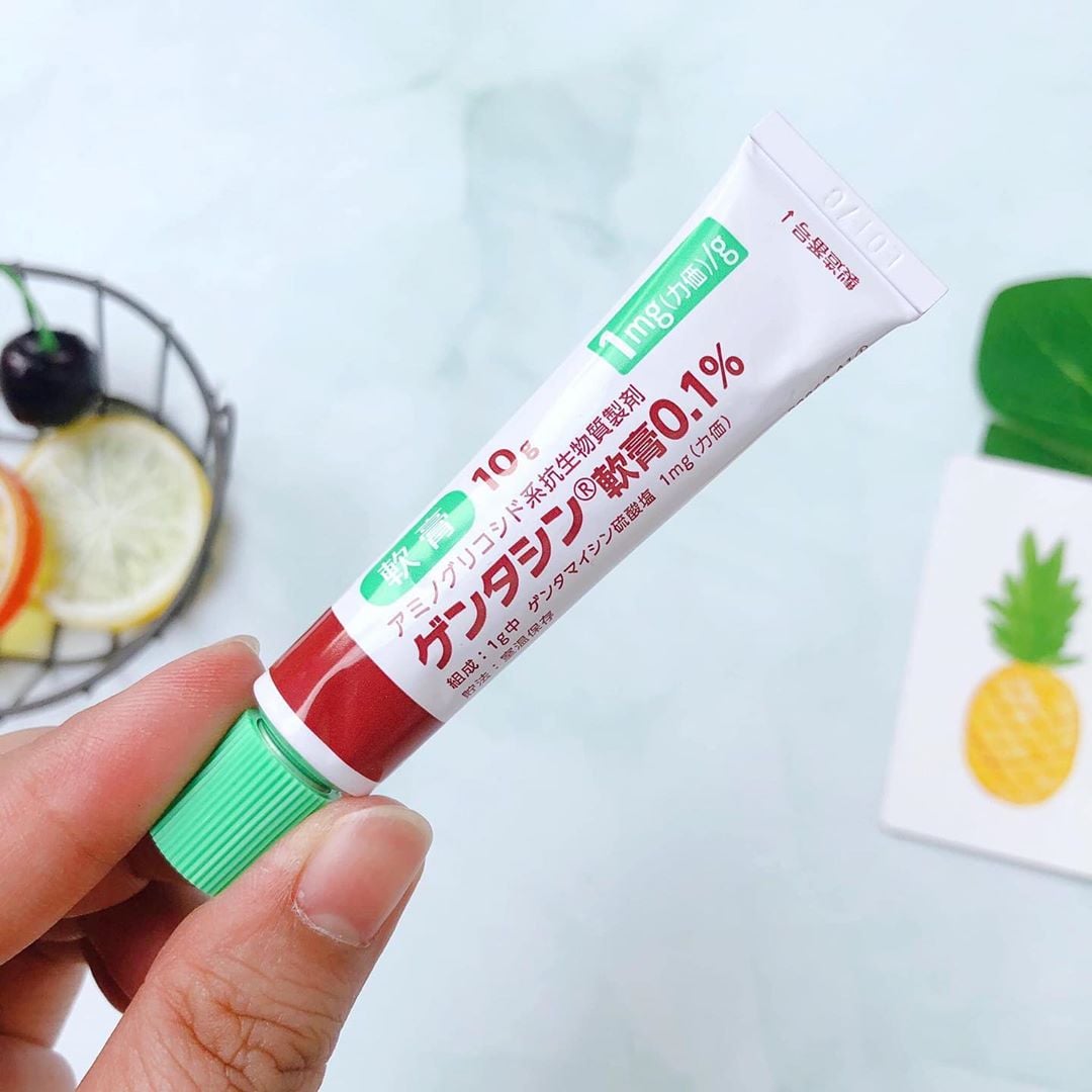 [HCM]Gel Làm Mờ Sẹo MSD Gentacin Ointment 0.1- Gentamicin Sulfate - 10g