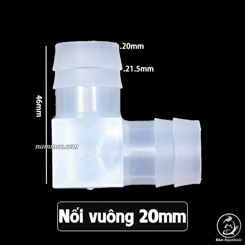 ☘ đầu nối vuông ☘ co nối vuông ☘ nối góc chữ l chống gập cho ống nước fi8 | fi12 | fi16 | fi20