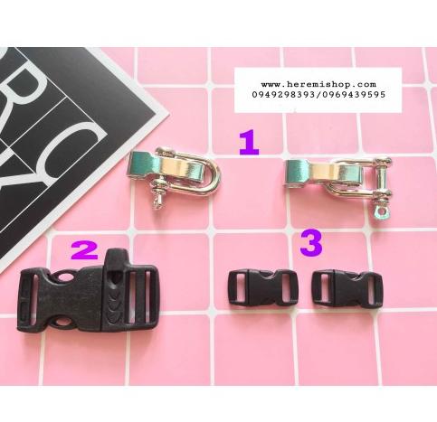 [Lấy mã giảm thêm 30%] Khoá paracord mẫu số 1 - PRC