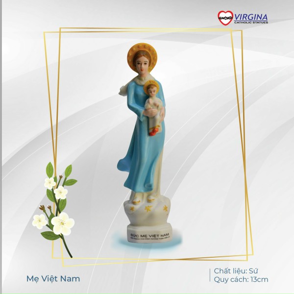 Tượng sứ - Mẹ Việt Nam 13cm