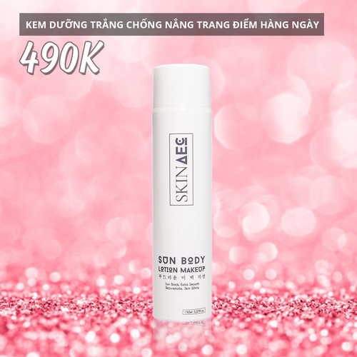 Combo tắm và dưỡng trắng da Skin aec