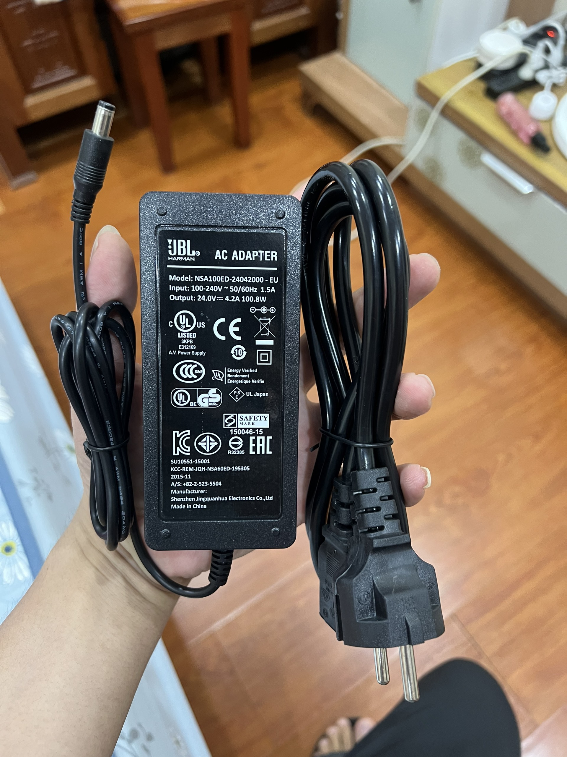 Dây sạc Loa J.B.L Boombox 2 (lưu ý không dùng cho Loa Boombox 1)