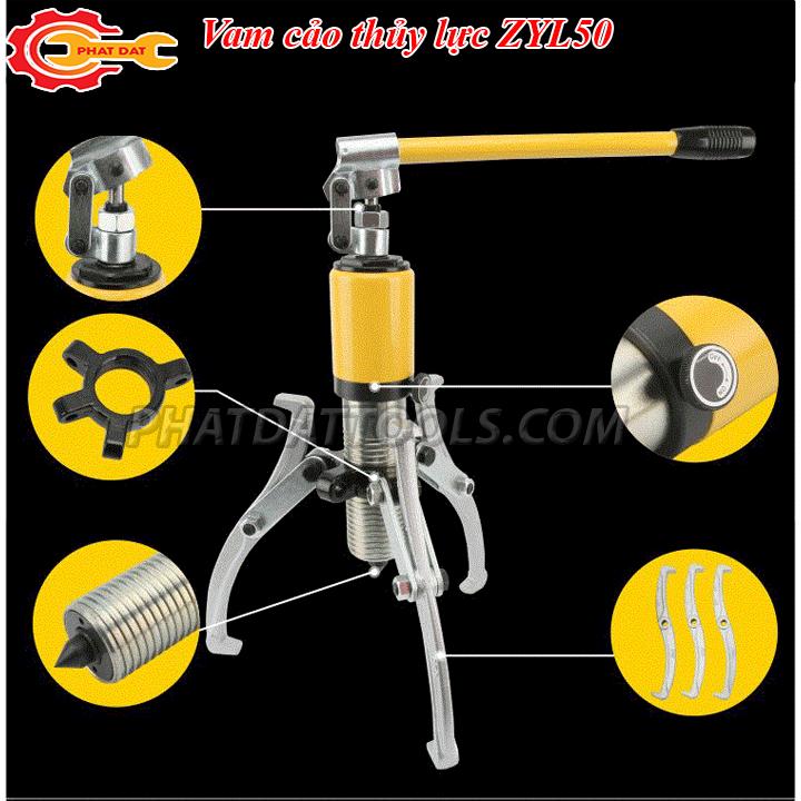 Vam Cảo thủy lực 50 tấn ZYL50