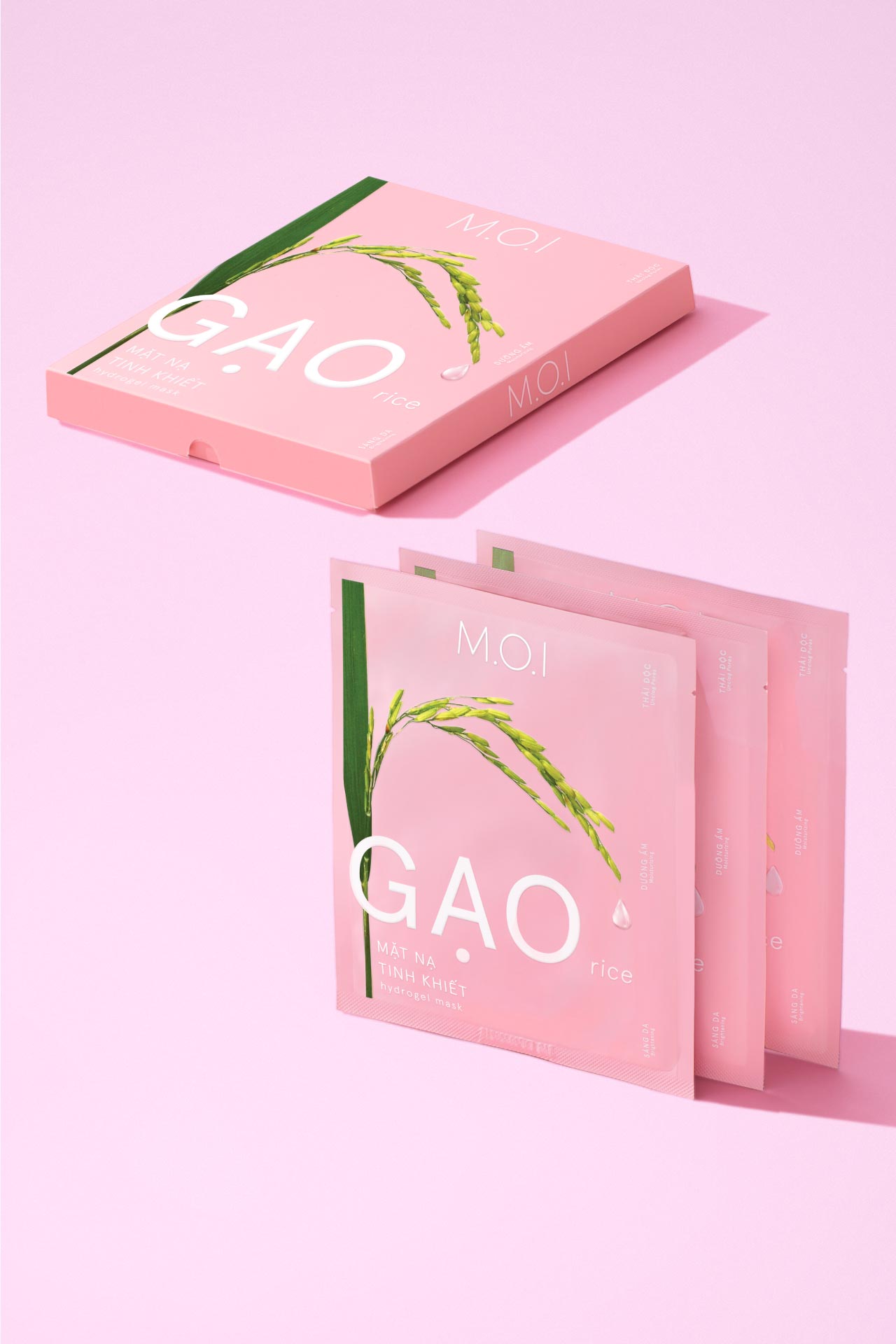 [MUA 2 TẶNG 1] Mặt nạ gạo tinh khiết MOI Cosmetics