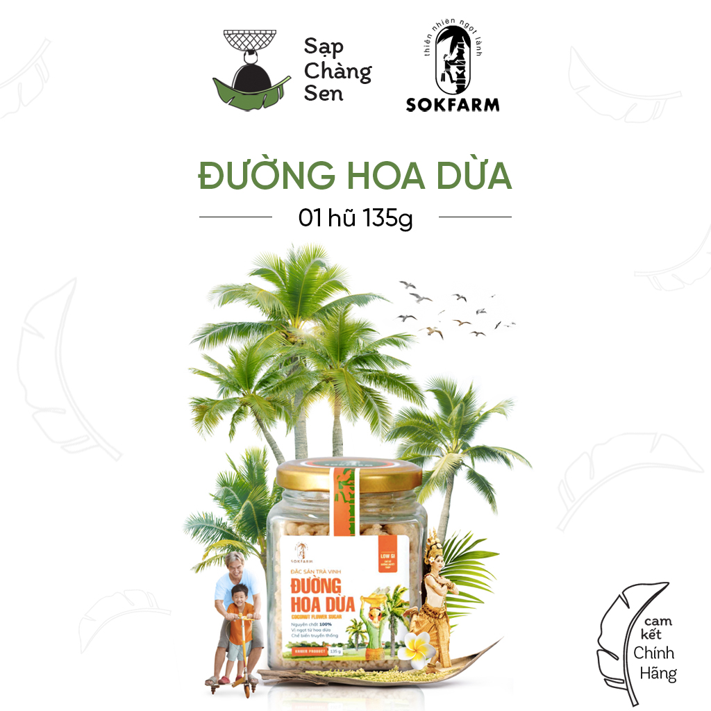Đường hoa dừa (Sokfarm) - 135g