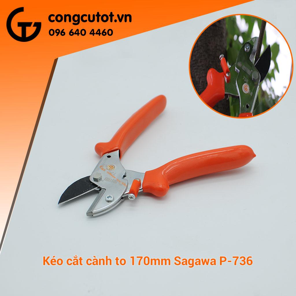 Kéo cắt cành to 170mm Sagawa P-736