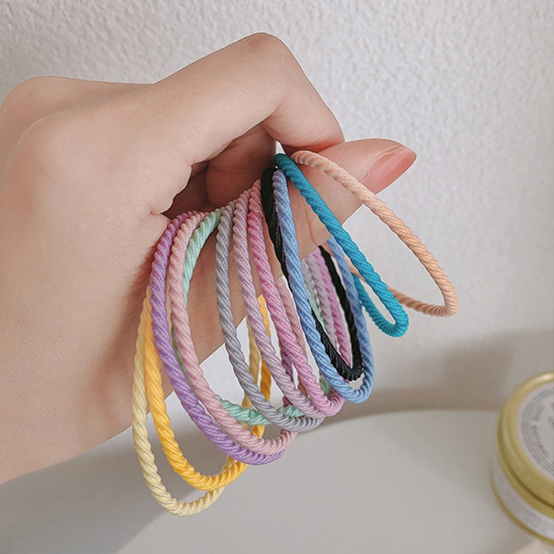 [MUA 1 TẶNG 1] SET 10 SỢI THUN CỘT TÓC co giãn tốt, mix màu cực trendy