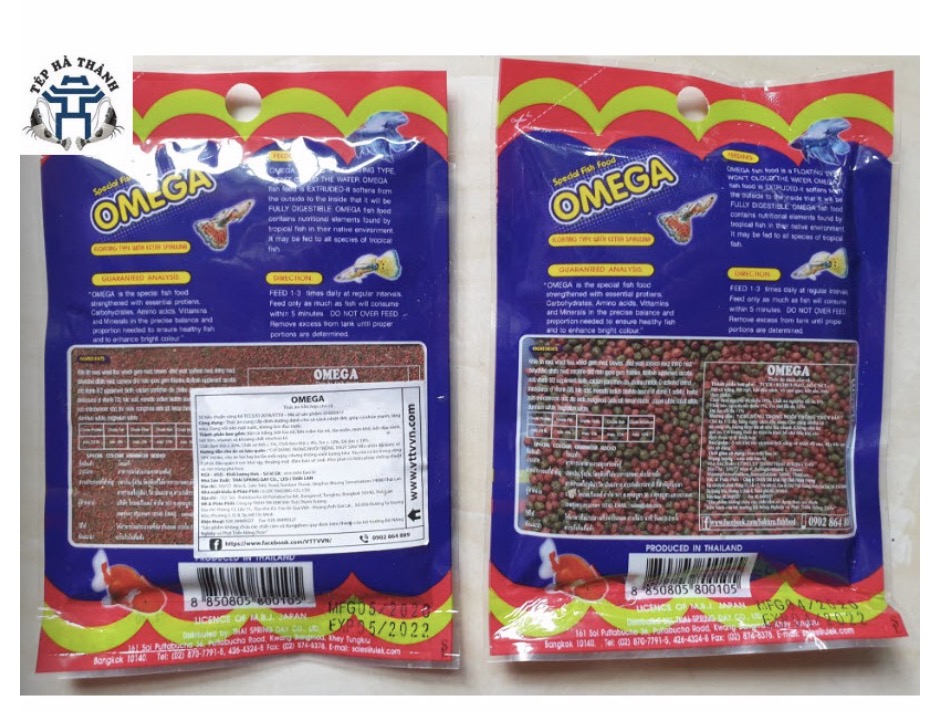 [Hoàn Tiền 10%] Thức Ăn Omega 20Gr Cho Cá Cảnh Loại Hạt Mịn