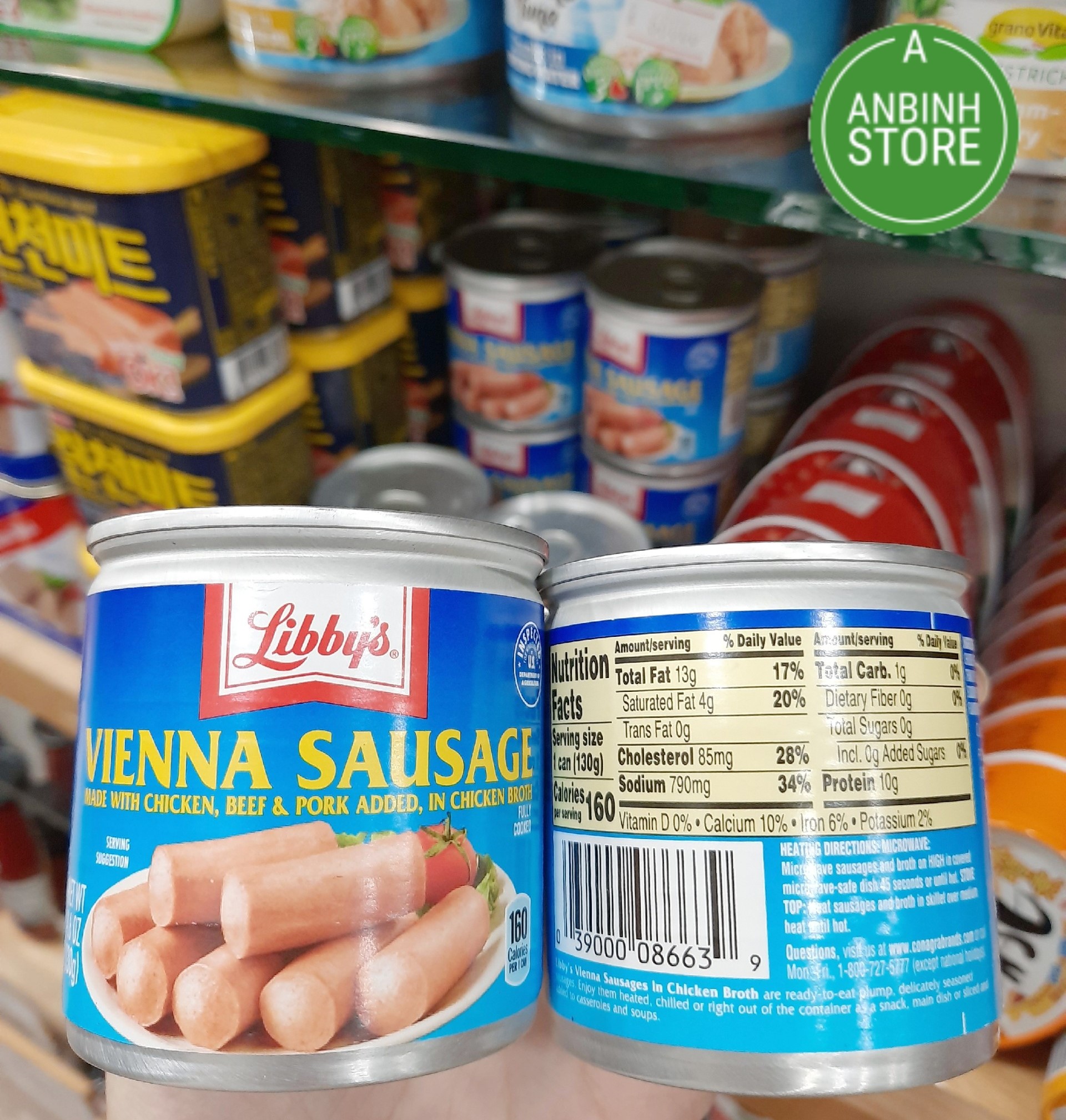 Date 01/28 Xúc xích Libby's Vienna Sausage 130g