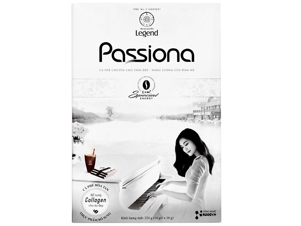 CÀ PHÊ SỮA TRUNG NGUYÊN LEGEND PASSIONA 4IN1  240g ( 14 GÓI *16G) - 22464