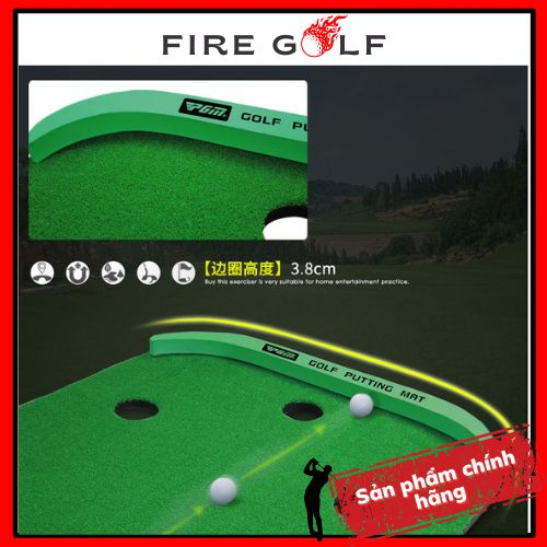 Thảm tập putting golf 3 lỗ PGM GL012 CHÍNH HÃNG