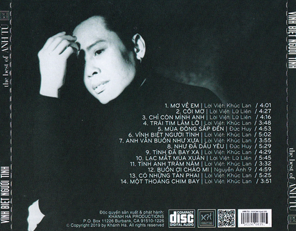 4 đĩa cd nhạc anh tú 1 (phôi đĩa nhật)