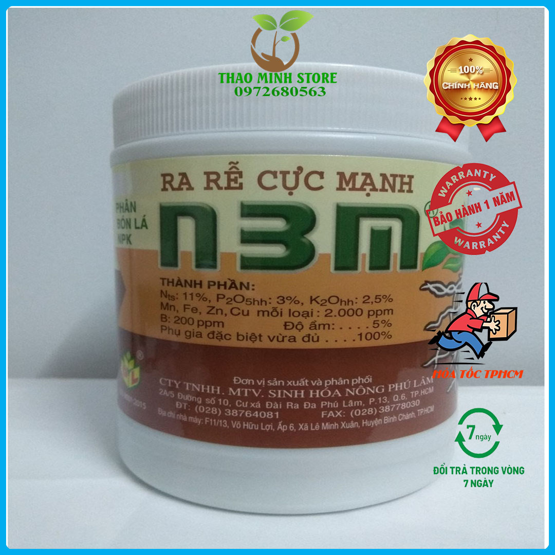 Kích thích ra rễ cực mạnh n3m chai 500gram