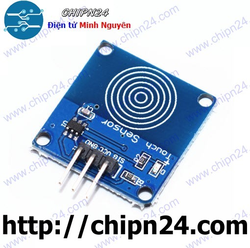 [1 cái] (F113.2) Module TTP223B (XANH) Bàn phím Cảm ứng 1 chạm điện dung