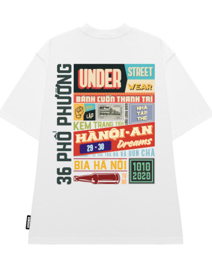 Áo thun UNDER Hà Nội 36 Phố Phường
