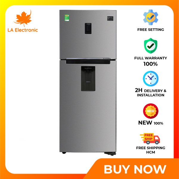 Giá bán Samsung Inverter refrigerator 360 liters RT35K5982S8/SV - Free shipping HCM - Get water outside  Automatic ice maker  Prevent Mr Cool Pack from maintaining coolness during power failure  External control panel
