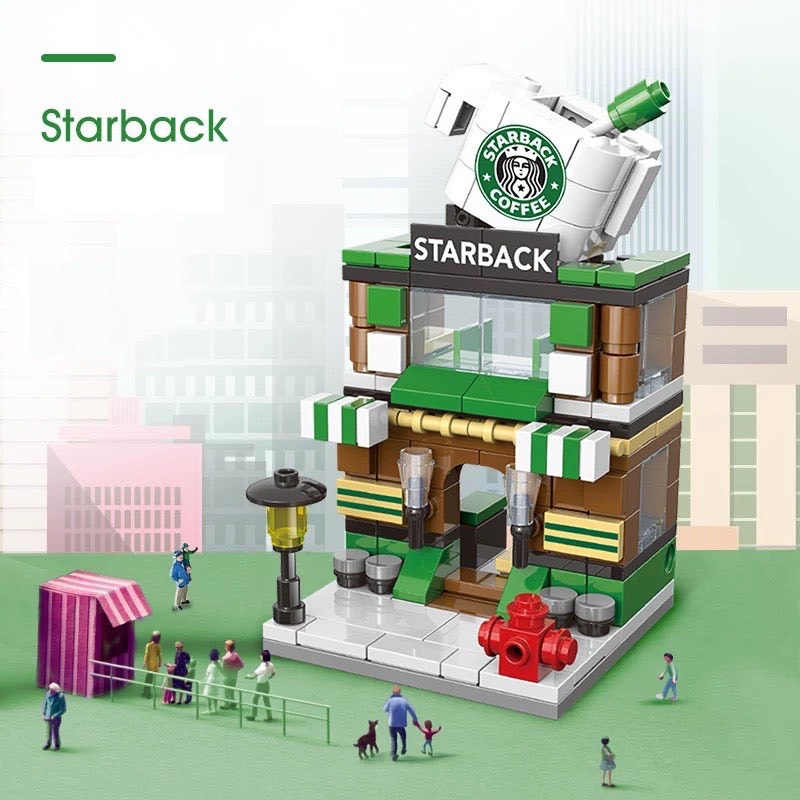 Lego Lắp Ráp Mô Hình Cửa Hàng Mini