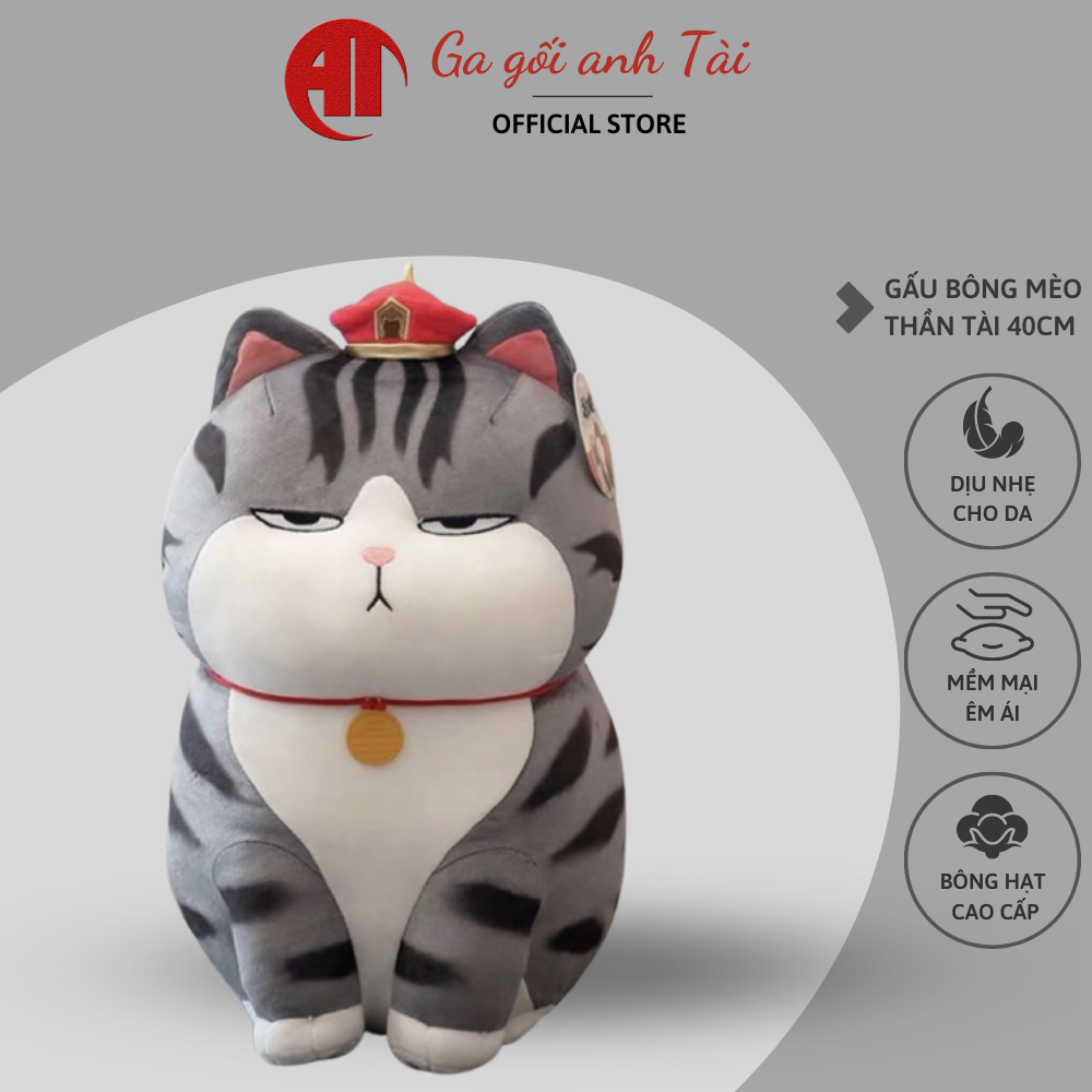 Gấu bông mèo hoàng thượng, Gấu bông mèo thần tài , Thú nhồi bông mèo hoàng thượng