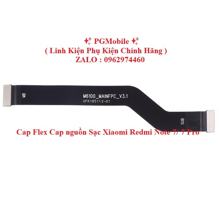 Cáp flex cable cáp nối main sạc for xiaomi redmi note 7 note 7 pro linh kiện thay thế