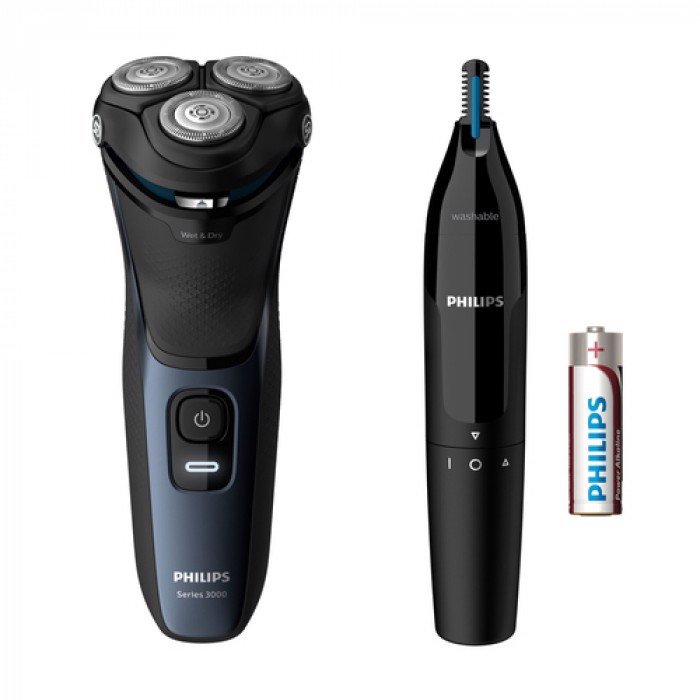 MÁY CẠO RÂU VÀ CẮT LÔNG MŨI PHILIPS S3134/57