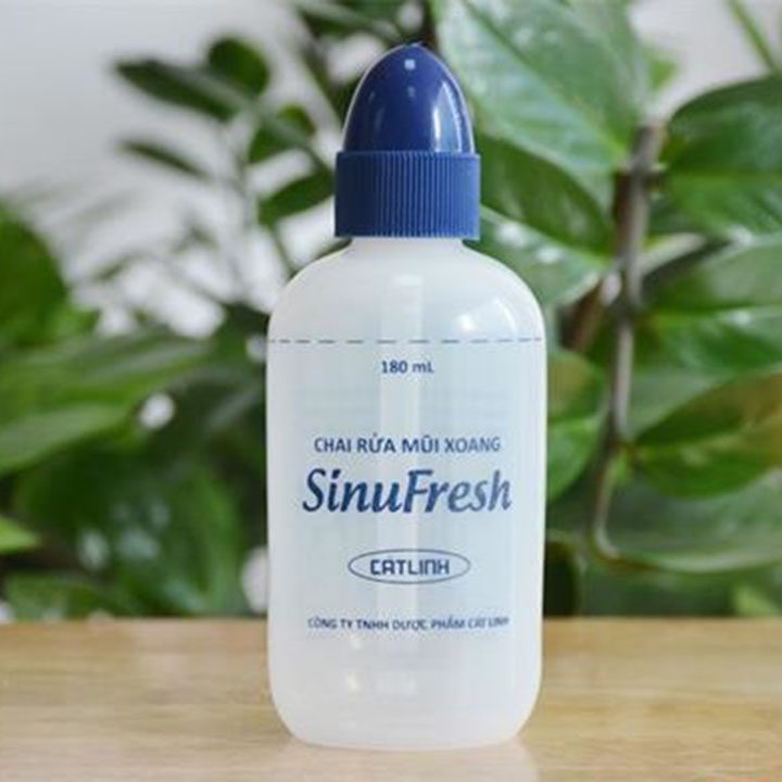 BÌNH RỬA MŨI SINUFRESH-TẶNG KÈM 30 GÓI MUỐI
