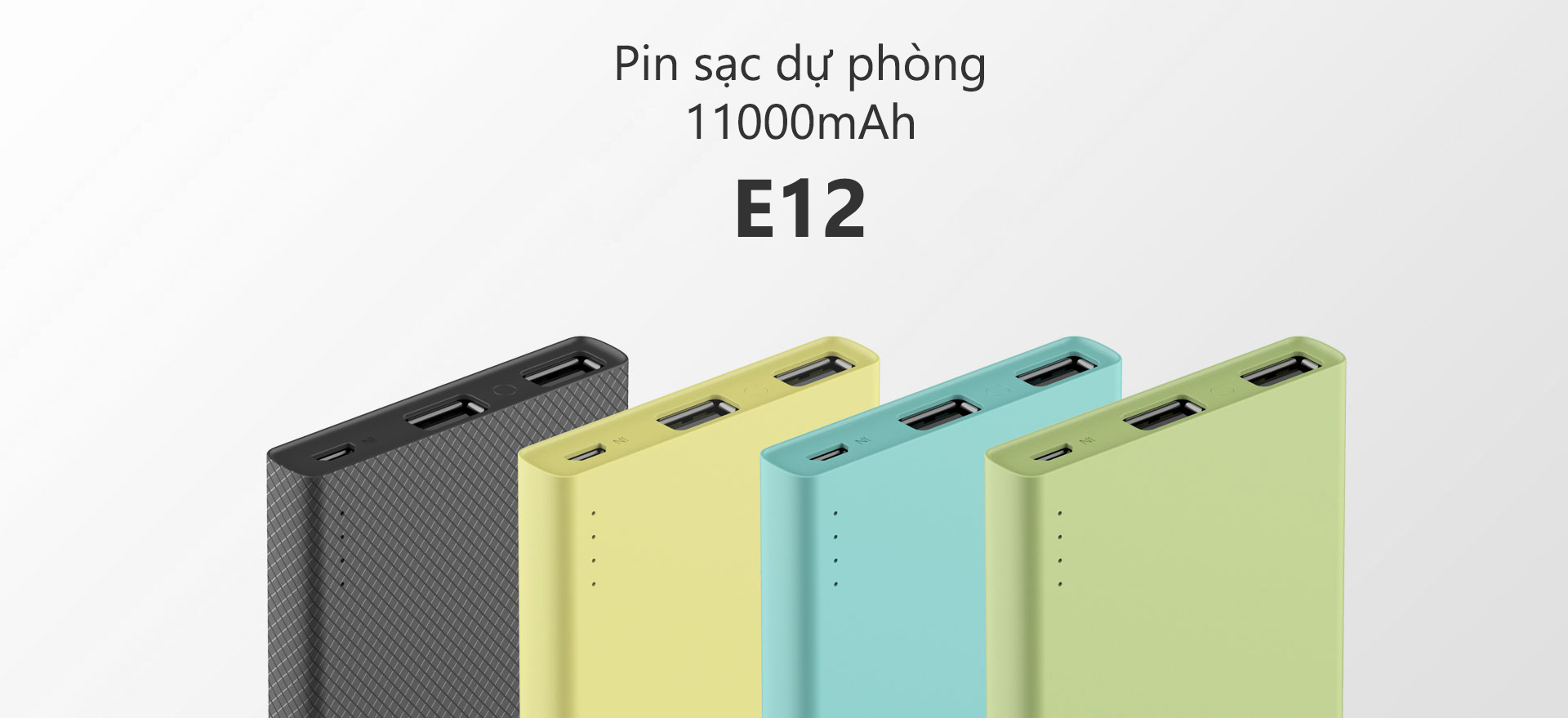 [HCM]Pin Sạc Dự Phòng Eloop E12 11.000 mAh - Hãng Phân Phối Chính Thức