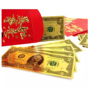 Combo 2-5-10 tờ Đô Mạ Vàng May Mắn Loại 2 Đô
