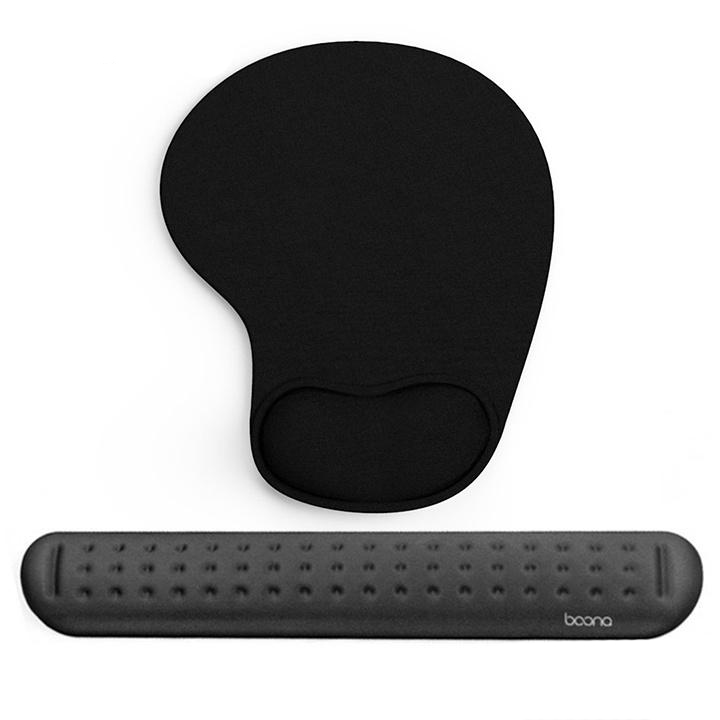 Combo set underwear mouse Silicon gasket millet keyboard anti-fatigue wrist Boona 3D mouse pad (removable table office computer mouse)