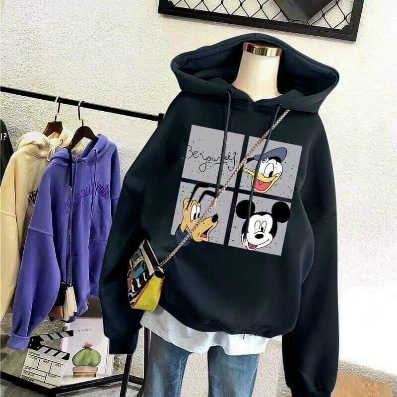 Áo hoodies nam nữ logo vịt 'donal' tp146