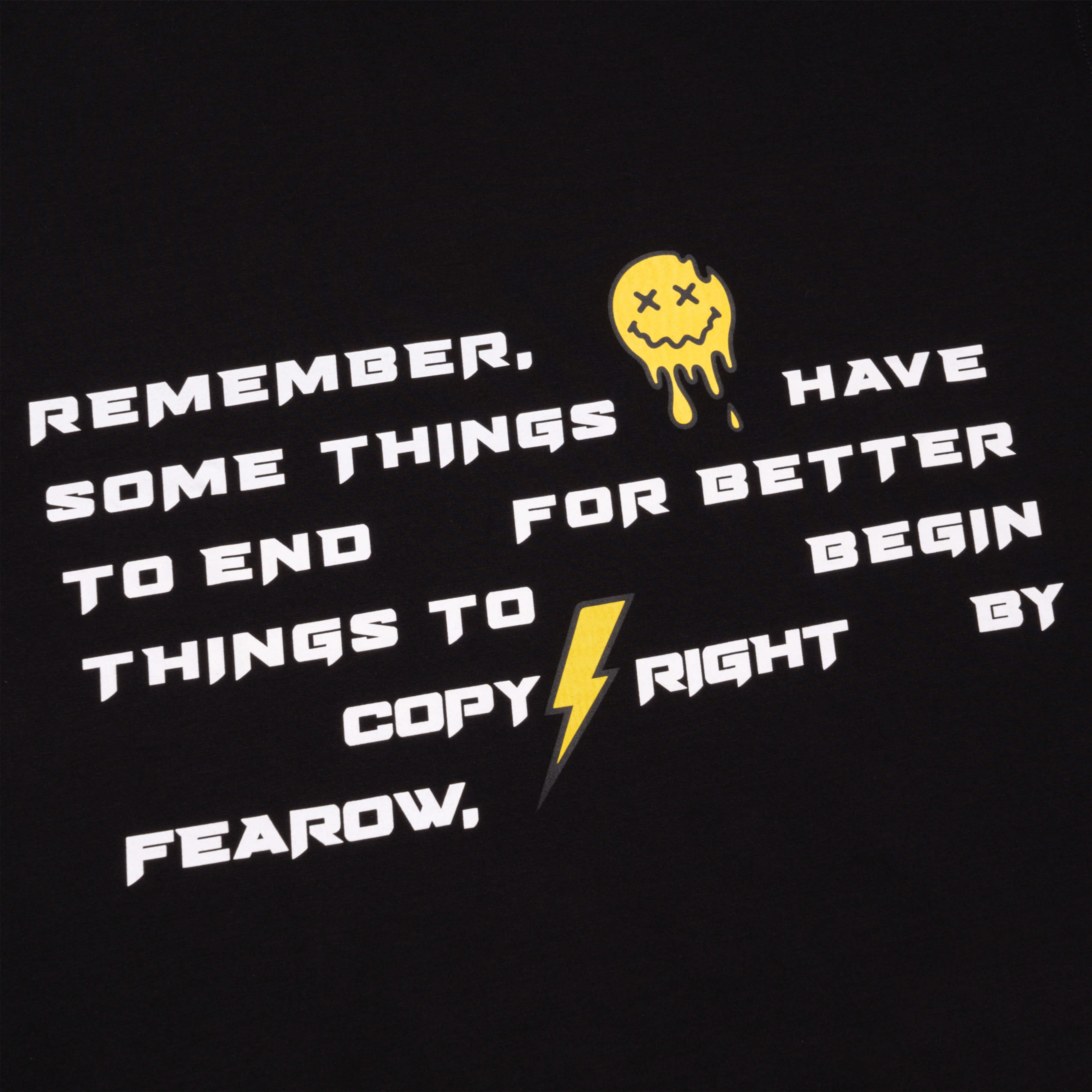 Áo thun Fearow Optimistic / Màu Đen - FW148