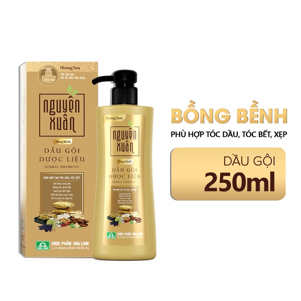 Dầu gội dược liệu Nguyên Xuân Bồng Bềnh Hương hoa chai 250ml