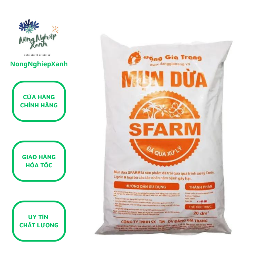 Acne coconut sfarm 20dm3 about 5kg has treated