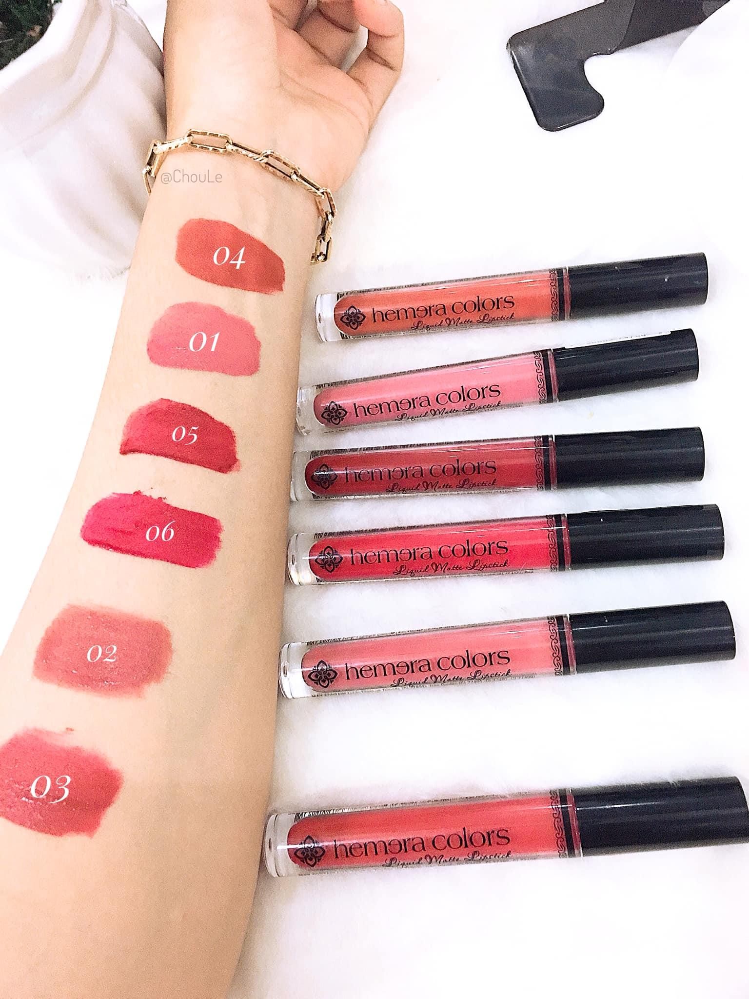 Son siêu lì Hemera Colors Liquid Matte Lipstick HLML01