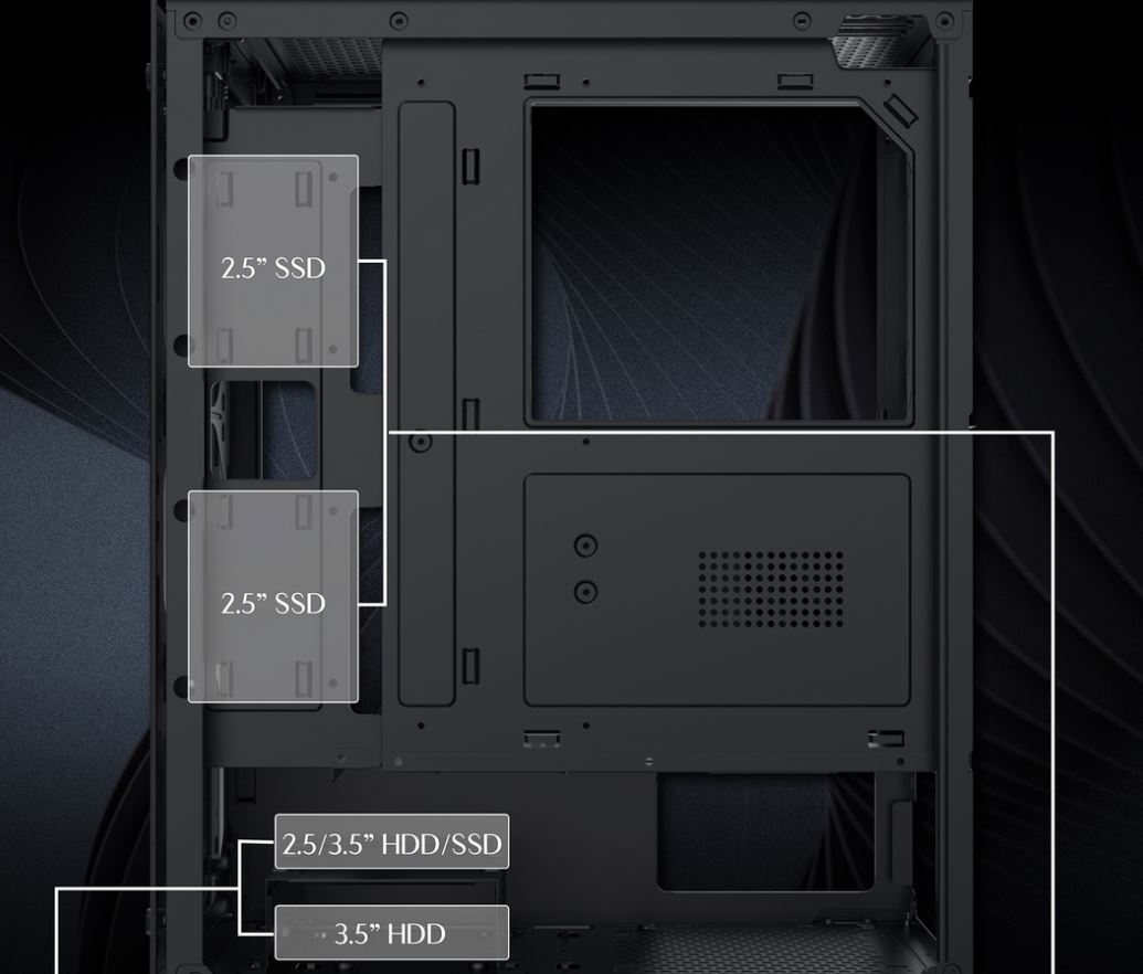Vỏ Case XIGMATEK HERO 3F ( KÈM 3 FAN LED )