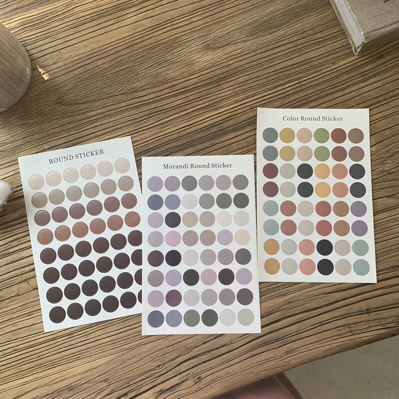 STICKERS/ Miếng dán chấm tròn - dot stickers tiện lợi