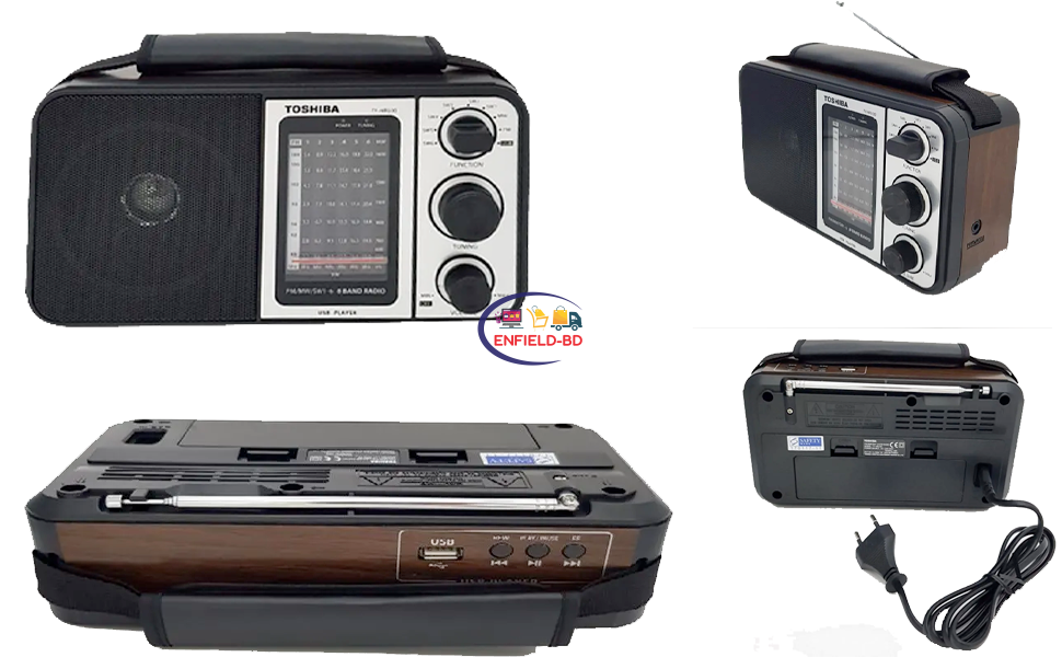 RADIO TOSHIBA TY-HRU30 FM/AM/SW1-6 ( CẮM ĐIỆN , NGHE NHẠC USB)