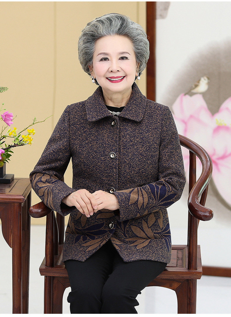 ÁO KHOÁC ẤM CHO NGƯỜI GIÀ, nhài