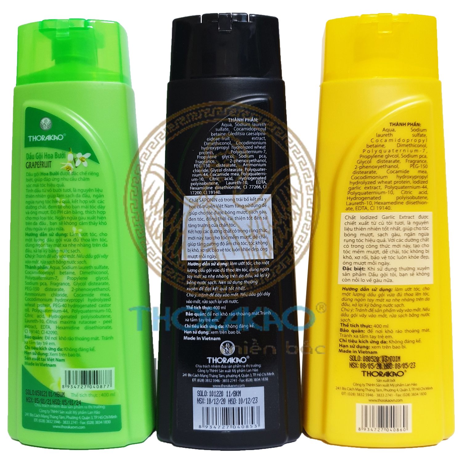 Dầu gội ngăn rụng tóc Thorakao 400ml