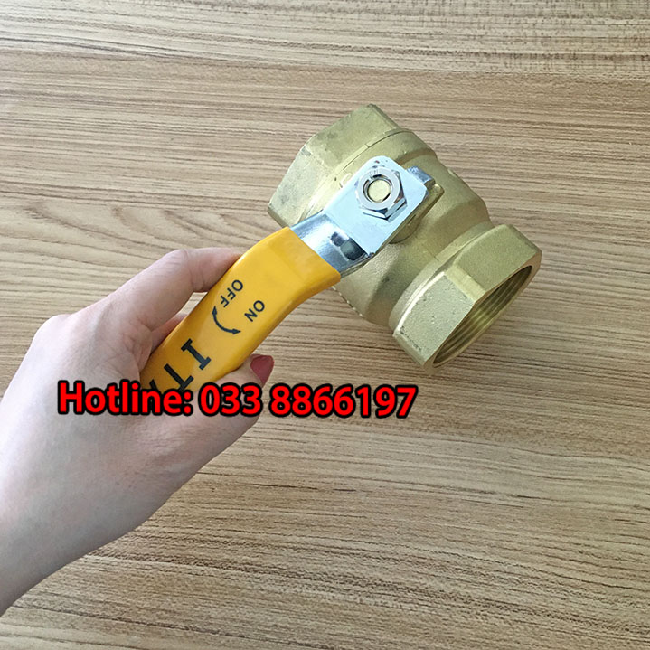 Van bi đồng tay gạt ITALY phi 60