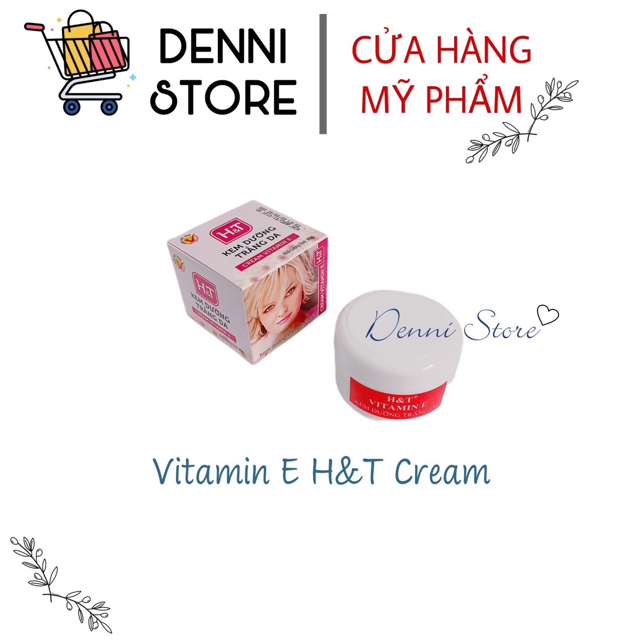 [HCM]Lẻ hộp kem Vitamin E H&T 35g