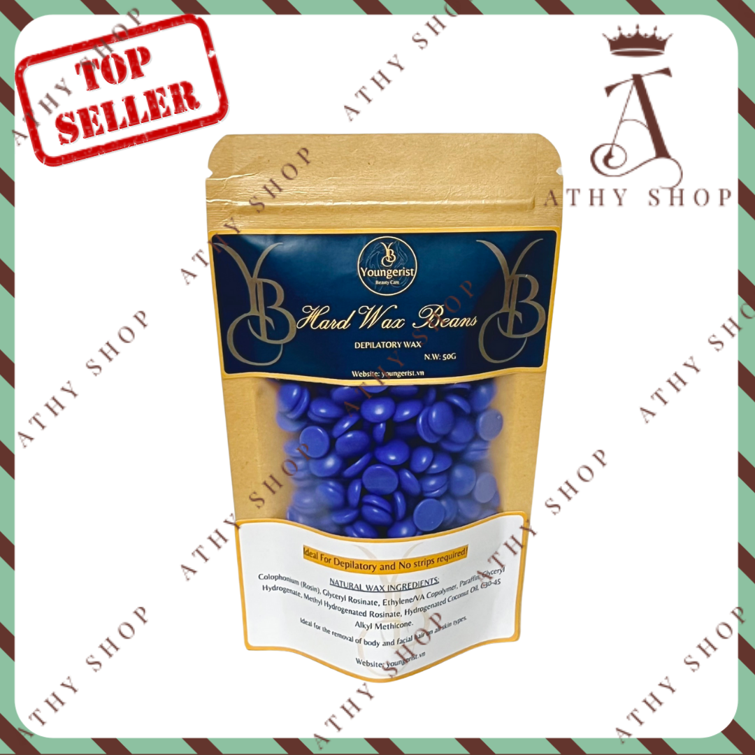 SÁP WAX LÔNG YOUNGERIST CAO CẤP BỊCH 100G bám lông tốt không hôi nhựa wax lông nách tay chân toàn thân đun sáp bằng nồi chuyên dụng cho spa hướng dẫn cách triệt lông tẩy lông tại nhà wax sạch tốt thơm