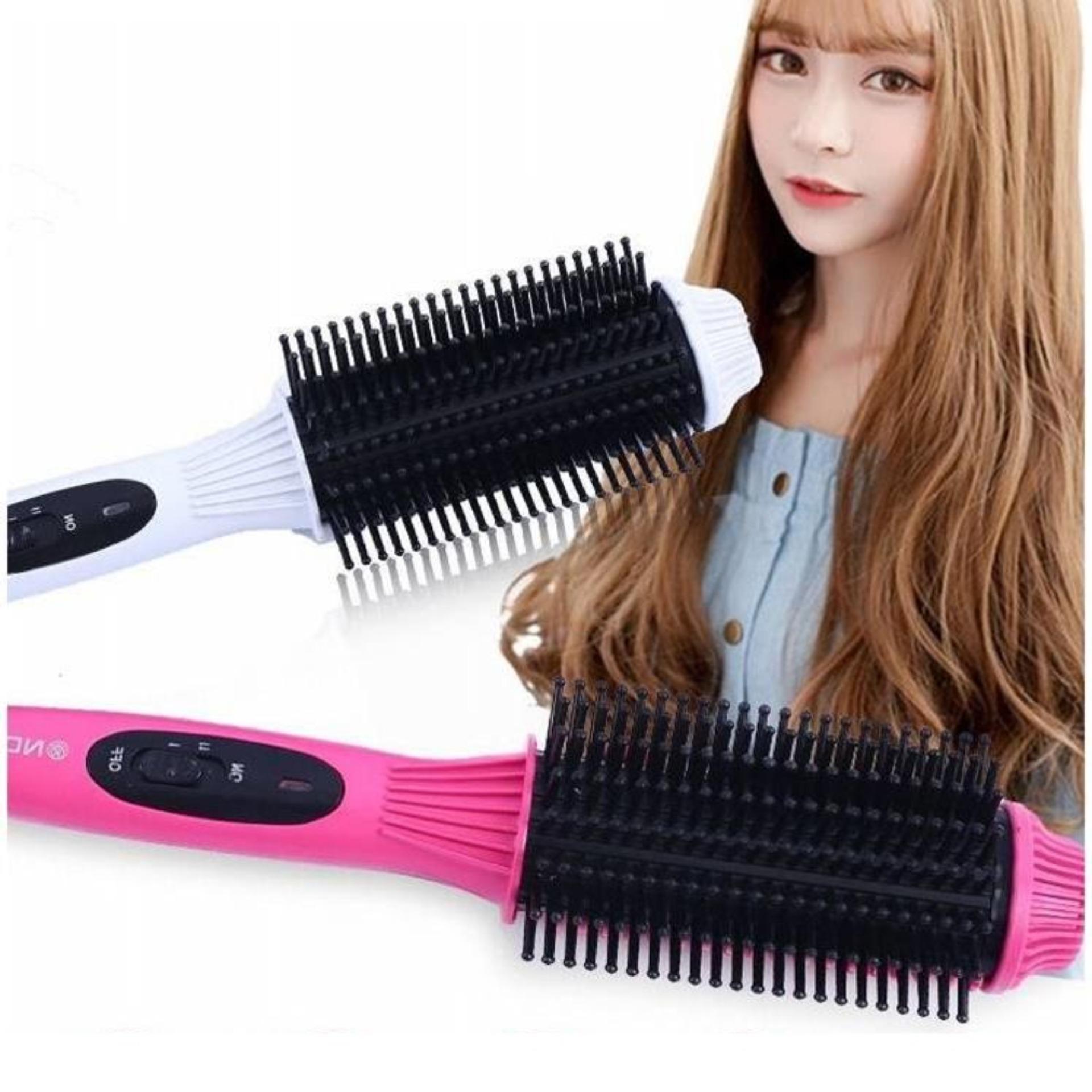 Máy Uốn Tóc, Chải Tóc , Tạo Kiểu Tóc Đa Năng - Lược Điện Tạo Kiểu Tóc