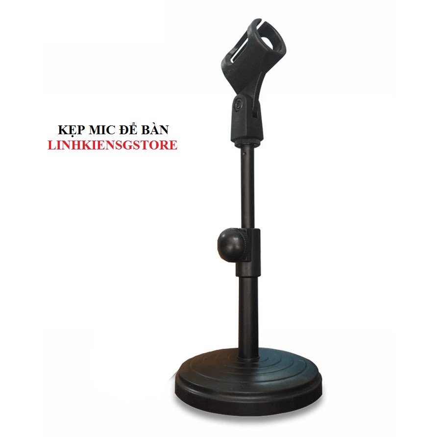 Gía đỡ Micro Tăng Giảm Chiều Cao Chân Kẹp Mic Để Bàn Chân Đế Micro