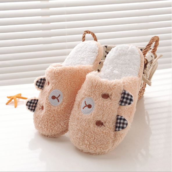 Dép bông gấu con - chọn lên 1 size