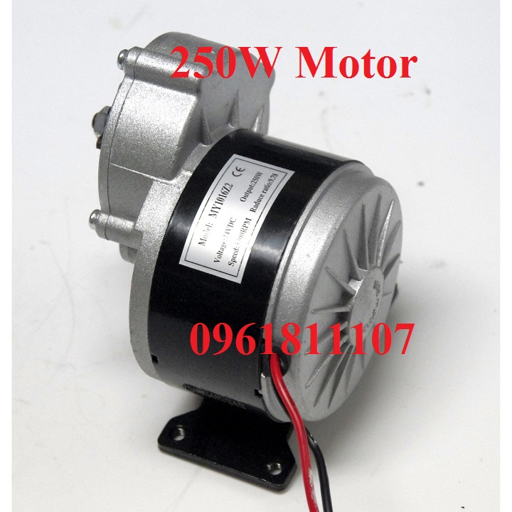 Combo chế xe điện 12V 250W chân ga
