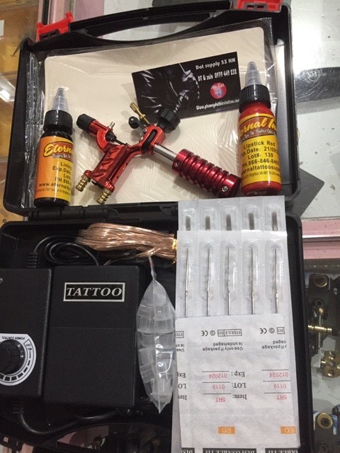 Combo 1 máy xăm rotary flydragon 759k/1 bộ